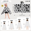 OLAOLA Cow Hooded Towel for Kids 3-12 Years, 28" x