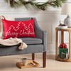 Ohok Decorative Christmas Cushion Cover, 30 x 50 cm, Polyester