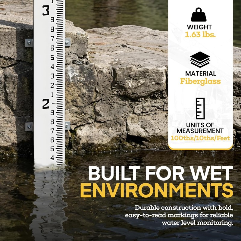 AdirPro 4" Wide Stream Gauge - Heavy Duty & All