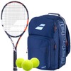 Babolat Boost Drive Strung Tennis Racquet (Blue) Bundled with Tennis