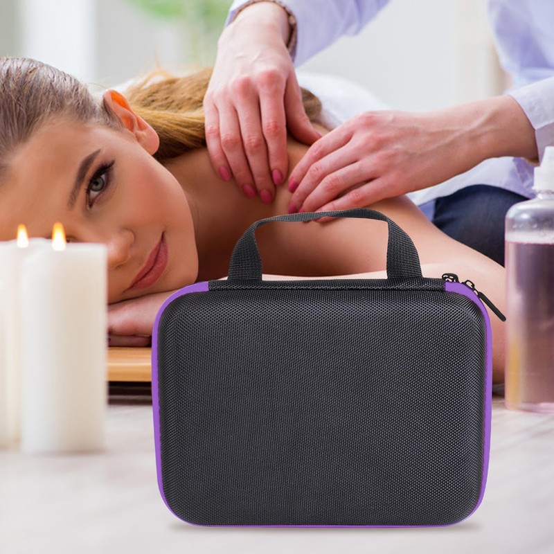 Essential Oil Carry Bag, Foam Insert Essential Oil Storage Box,