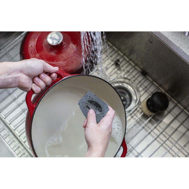 Lodge Enameled Cast Iron & Ceramic Stoneware Care Kit, White,