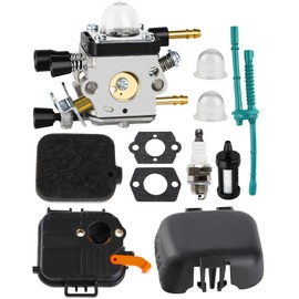 SIMPERAC Carburetor for Stihl BG55 BG85 BG45 BG46 BG65 SH55 SH85 Leaf Blower Parts 4229 120 0606 Carburetor Replace for Zama C1Q-S68 with BG55 Air Filter Cover Kit