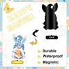 FYSUIMU 30Pcs Happy Easter Garage Decoration Magnet Stickers Gnome Blossom