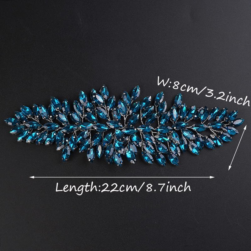 JWICOS Diadema de cristal para novia, accesorio para el cabello