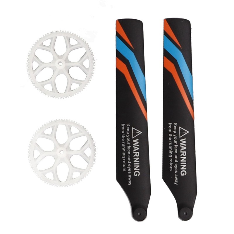Helicopter Full Replacement Parts Set with 7 Accessories RC Rotor