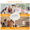 Aufind 18pcs Cake Boxes with Cake Board, 14x10x4 Inches White