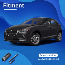 26"+22" Windshield Wiper Blades with 11" Rear Wiper Blade Replacement for Ford Explorer 2011-2022 All-season Wipers (Pack of 3)