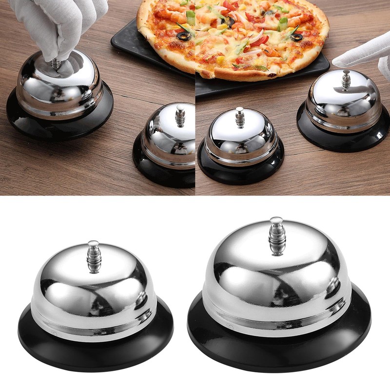 GREYWAWA Metal Anti-Rust Desktop Call Bells Customer Service Bells Pet