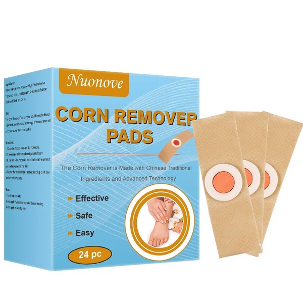 Corn Removal Pads Corn Removal Corn Remover Corn Removal Treatment, Corn Callus Remover, Corn Removal Plasters, It is a Better Solution for People Who Suffer The Pain of Corn Wart, 24pcs