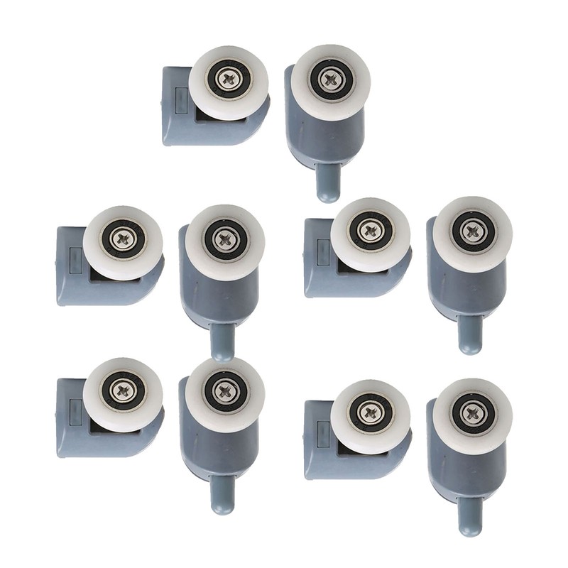 10pcs Shower Door Rollers Quiet Replacement Top Bottom Glass Door