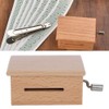 Nikou DIY Music Box, 15 Note Hand‑Cranked Wooden Music Box