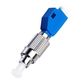 Wokyo Hybrid Optical Fiber Adapter Single Mode 9/125um FC Male to LC Female Adapter Multimode for Optical Power Meter Digital Communication