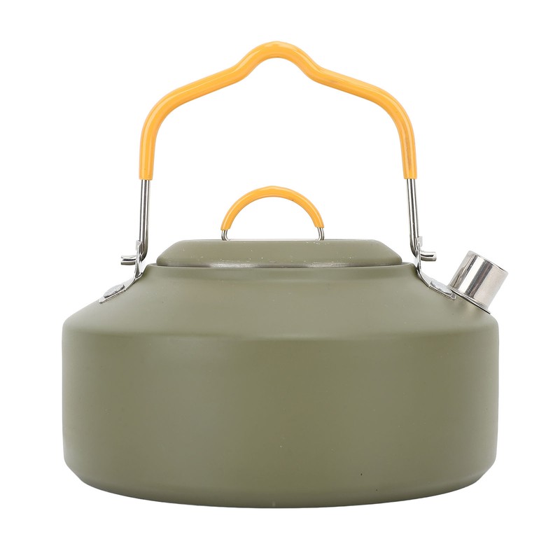 1L Outdoors Kettle Heat Resisting Stainless Steel Teapot Portable Camping