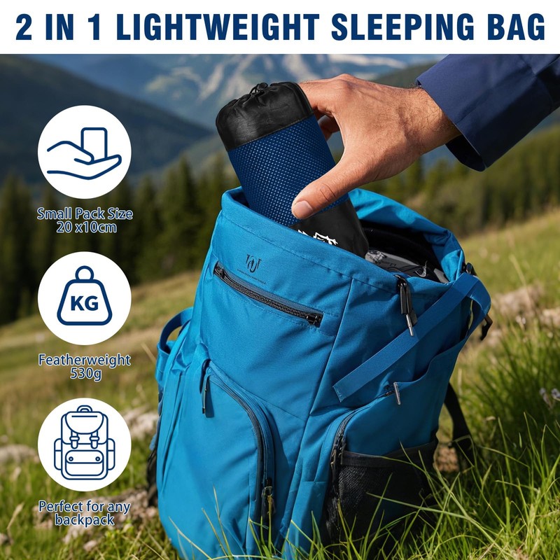 Cotton Sleeping Bag, Ultralight Travel Sleeping Bag, Travel Sleeping Bag