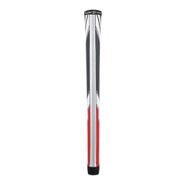 SuperStroke Traxion Tour Golf Club Grip, White/Red/Gray (Midsize) | Advanced Surface Texture That Improves Feedback and Tack | Extreme Grip Provides Stability and Feedback | Even Hand Pressure