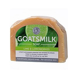 Harmony Soapworks Lime and Lemongrass Goats Milk Soap 140g