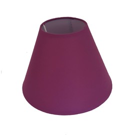 9" Coolie Ceiling Table Lamp Shade Black Cream Lt Blue Lt Green Navy Peach Red - Main Colour: Aubergine