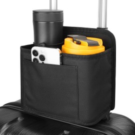 YOOFAN YOOFAN Luggage Cup Holder for Suitcases C Convenient Travel Accessory with One Large Cup Holder and 1 Pocket