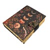 KMAAC Sun & Moon Printed Journal, Handmade Deckle Edge Old