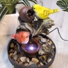 Ferrisland Indoor Tabletop Water Fountain, Desktop & Table Waterfall Fountains,