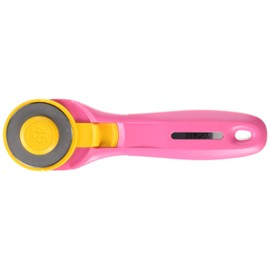 Olfa Splash Rotary Cutter 45mm Fairy Floss Pink