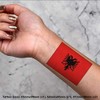 4 x 'Albania Flag' Temporary Tattoos (TO00014510)