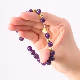 JJDreams Natural Stone Bracelet Women's 8 mm Pearl Bracelet Zodiac Sign Engraving Bracelet Gift Jewellery, Stone