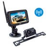 Wireless Backup Camera System, IP69 Waterproof Wireless License Plate Rear