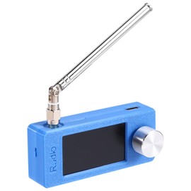Snblzhef SI4732 Portable Radio 10Khz-180Mhz SMA Interface Telescopic Antenna LSB USB AM FM Mini Pocket Radio, Receiver Blue
