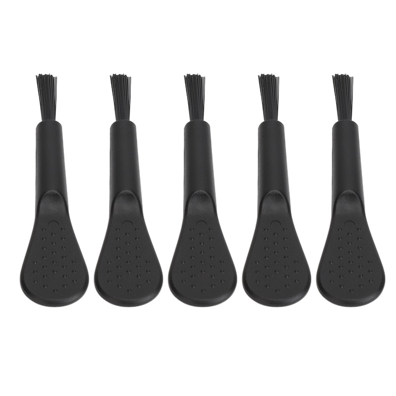 20pcs Black Handle Black Hair Sound Aid Cleaning Brush Professional