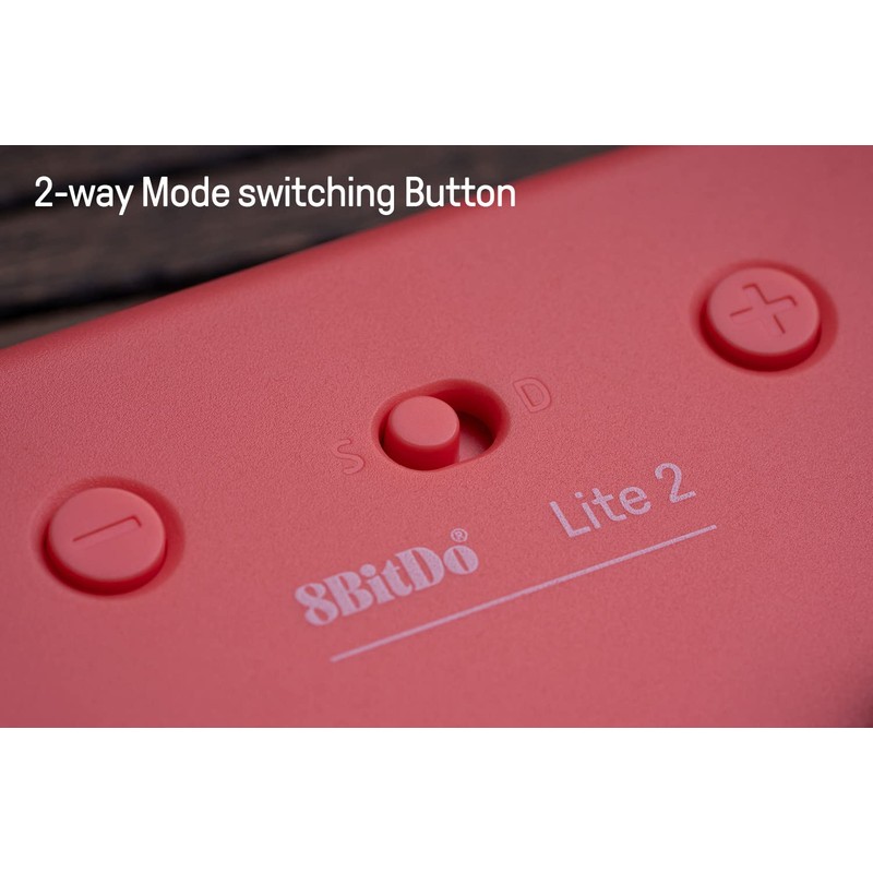 8Bitdo Lite 2 Bluetooth Controller with Motion Controls, Linear Motors
