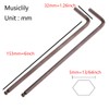 Musiclily Basic 5mm Guitar Truss Rod Hex Wrench Allen Key