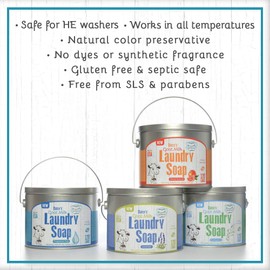 Brooke & Nora at Home - Daisy’s Goat Milk Laundry Soap, Organic Laundry Detergent with Lavender Scent, Gluten-Free, Paraben-Free, Lasts up to 120 Loads