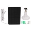 Solar Charging Panel Monocrystalline Silicon 4W 5V with Charging Cable