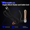 F7TZ-6A051-AA Engine Block Heater and Cable Cord For 1995-2003 Ford