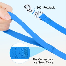 Joytale 5M 10M 15M 20M Long Line Dog Lead, Waterproof Training Lead for Medium, Large and Extra Large Dogs, Strong Long Dog Leash, Blue, 10M