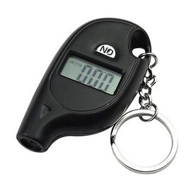Tyre Pressure Gauge and Tread Depth Gauge 2-in-1 Digital Tire Gauge Tread Depth Auto Tire Gauge Portable LCD Display Digital Pressure with Key Chain for Cars, SUV, Trucks and Most Vehicles