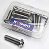 10 PCS 5/16-18 x 1/2 Button Head Socket Cap Screws,