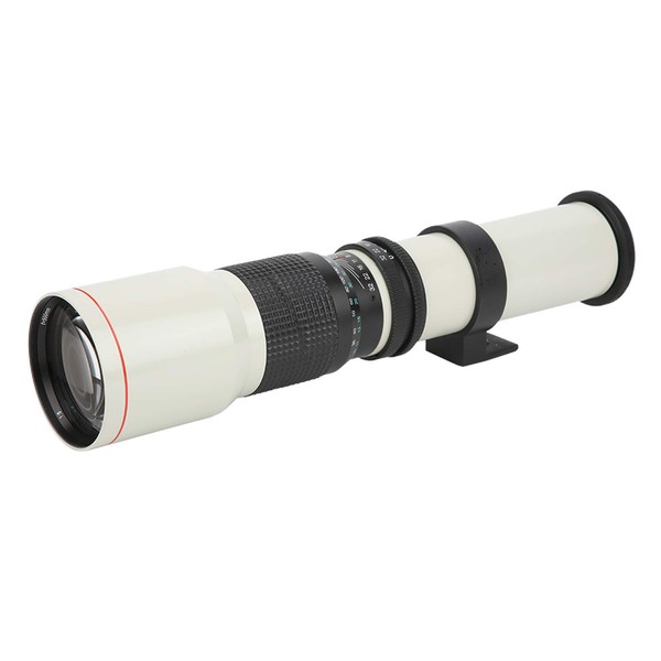 ciciglow Telephoto Lens, 500mm F8-F32 Manual Focusing Telephoto Lens for