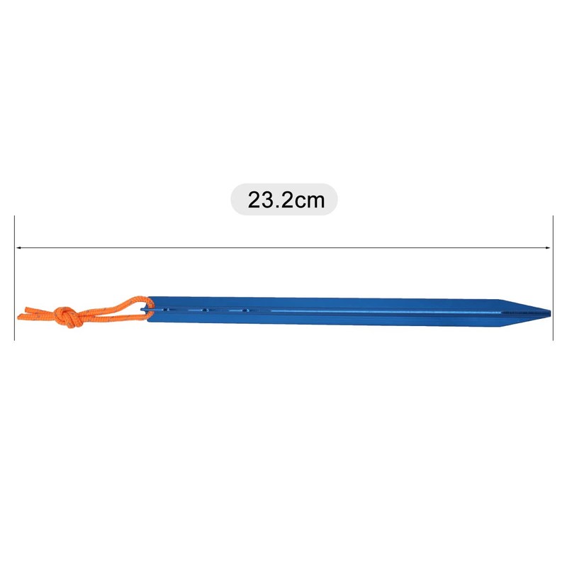 ZONADAH 20Pcs in Set Camping Tent Pegs Stakes Set 7"