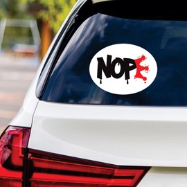 No Kings in America Vinyl Sticker, Resist Hate Decal, Anti-Trump, No Kings Liberty Sticker, Resist Fascism Car Bumper Sticker, 6" x 4.5"
