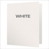 Oxford Two-Pocket Folders w/Fasteners, White, Letter Size, 25 per Box