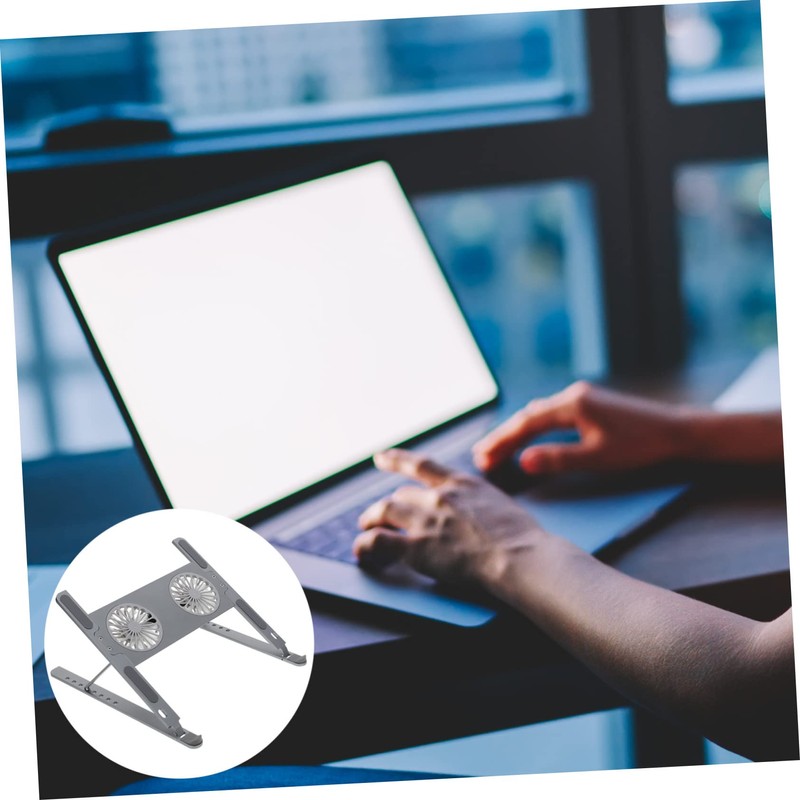 Mobestech Detachable Aluminum Laptop Cooling Pad 8 Gear Height Adjustment