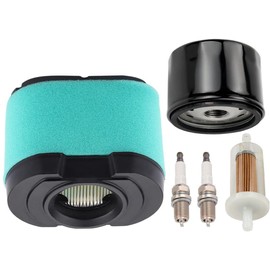 792105 Air Filter 696854 492932S Oil Filter for Briggs and Stratton 593435 593240 Exntended Life Series 407777 40G777 44H777 445667 4163205 LA165 D160 D170 Z245 MIU11515 GY21057 Lawn Mower 20 24 26HP