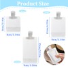 15 Pack Clear Plastic Dispenser Bottles Portable Refillable Cosmetic Bag
