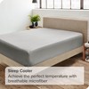 Bare Home Fitted Bottom Sheet Double - Premium 1800 Ultra-Soft
