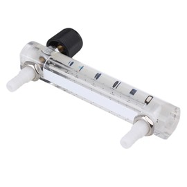 CNBTR Oxygen Air Gas Flowmeter Acrylic (LZQ-4 0.5-5LPM) with Control Valve for Oxygen Adjustable