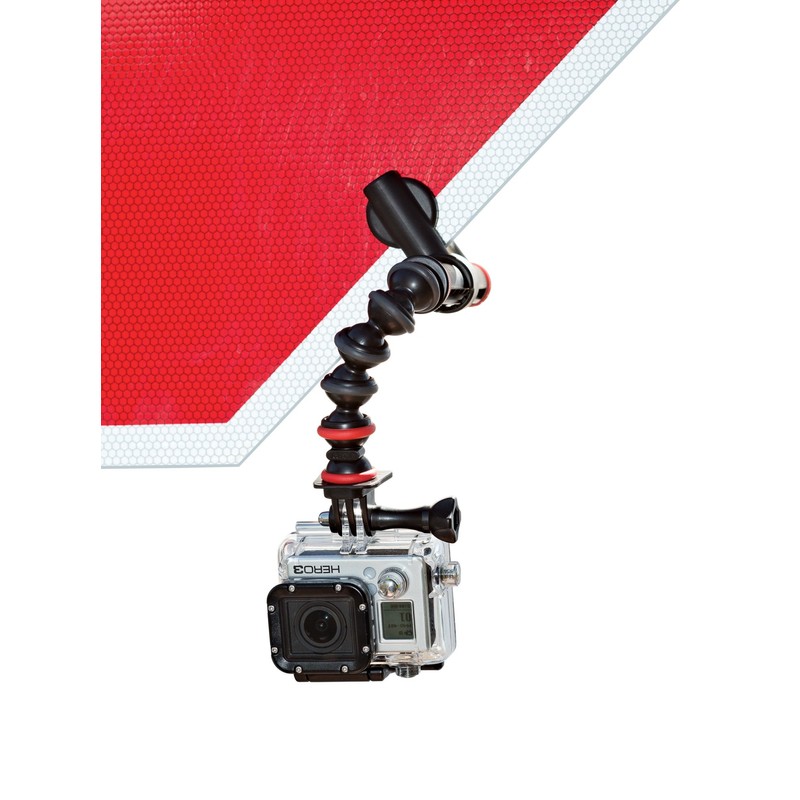 JOBY Action Clamp and Gorilla pod Arm, Black/Red, (JB01280-BWW)
