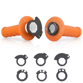 NIBBI 7/8“ Throttle Grips 22mm Handle Lock on Grip for Pit Bike Dirt Bike ATV